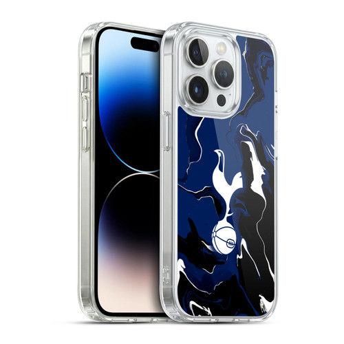 Tottenham Hotspur F.C. Badge Marble Soft Gel Case for Apple iPhone 14 Pro & MagSafe