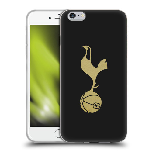 Tottenham Hotspur F.C. Badge Black And Gold Soft Gel Case for Apple iPhone 6 Plus / iPhone 6s Plus