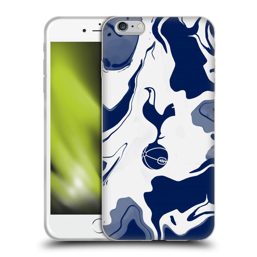 Tottenham Hotspur F.C. Badge Blue And White Marble Soft Gel Case for Apple iPhone 6 Plus / iPhone 6s Plus