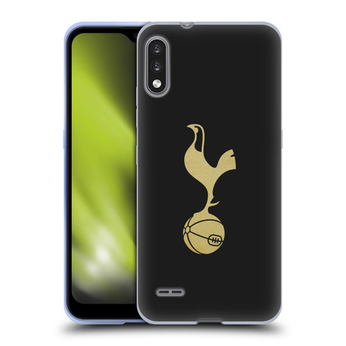 Tottenham Hotspur F.C. Badge Black And Gold Soft Gel Case for LG K22