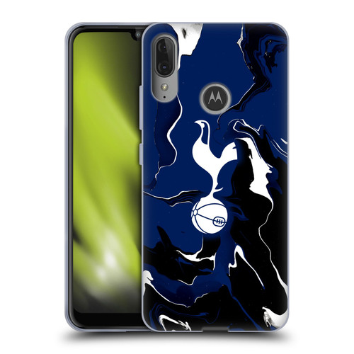 Tottenham Hotspur F.C. Badge Marble Soft Gel Case for Motorola Moto E6 Plus