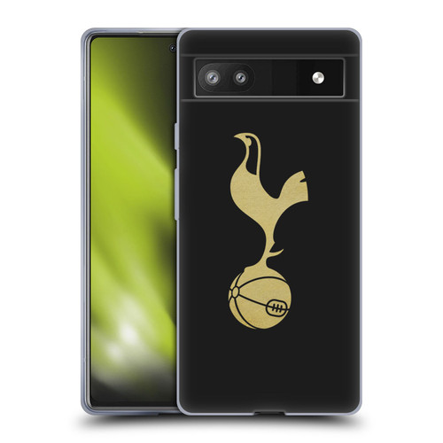 Tottenham Hotspur F.C. Badge Black And Gold Soft Gel Case for Google Pixel 6a