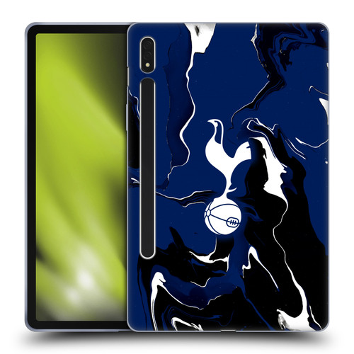 Tottenham Hotspur F.C. Badge Marble Soft Gel Case for Samsung Galaxy Tab S8