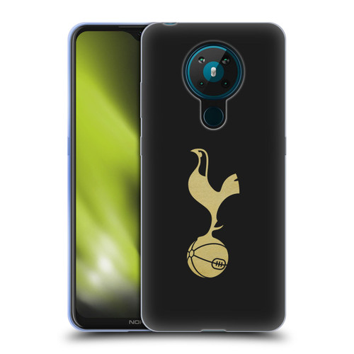 Tottenham Hotspur F.C. Badge Black And Gold Soft Gel Case for Nokia 5.3