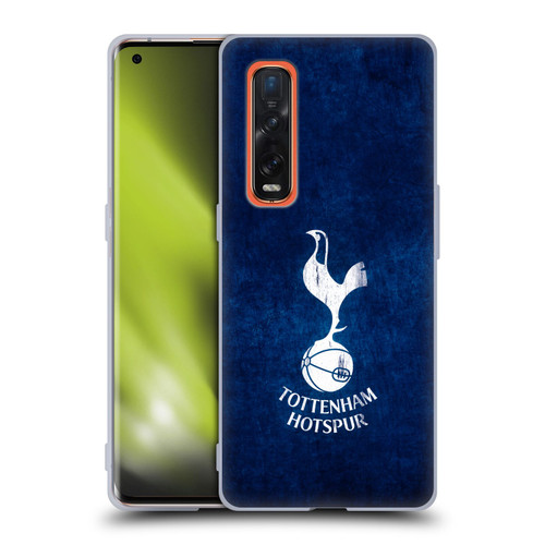 Tottenham Hotspur F.C. Badge Distressed Soft Gel Case for OPPO Find X2 Pro 5G