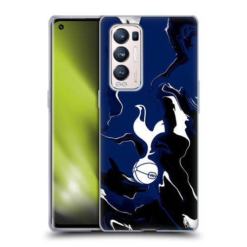Tottenham Hotspur F.C. Badge Marble Soft Gel Case for OPPO Find X3 Neo / Reno5 Pro+ 5G
