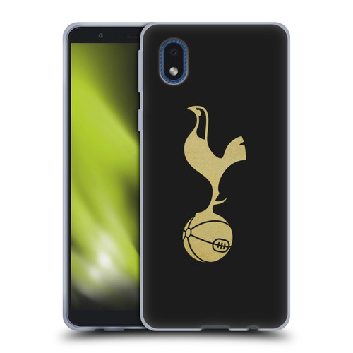 Tottenham Hotspur F.C. Badge Black And Gold Soft Gel Case for Samsung Galaxy A01 Core (2020)