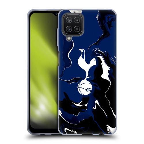 Tottenham Hotspur F.C. Badge Marble Soft Gel Case for Samsung Galaxy A12 (2020)
