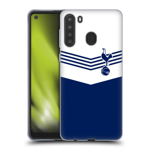 Tottenham Hotspur F.C. Badge 1978 Stripes Soft Gel Case for Samsung Galaxy A21 (2020)