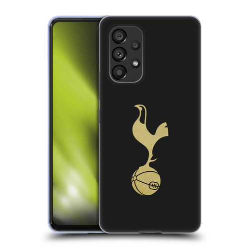 Tottenham Hotspur F.C. Badge Black And Gold Soft Gel Case for Samsung Galaxy A53 5G (2022)