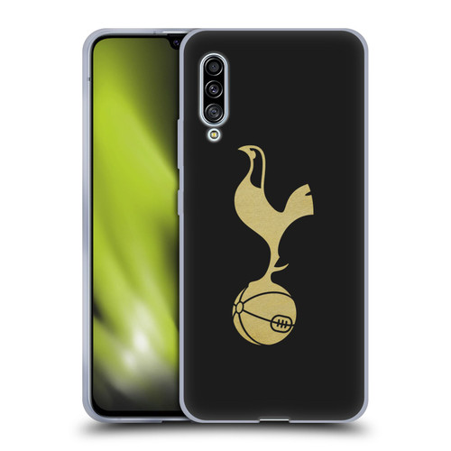 Tottenham Hotspur F.C. Badge Black And Gold Soft Gel Case for Samsung Galaxy A90 5G (2019)
