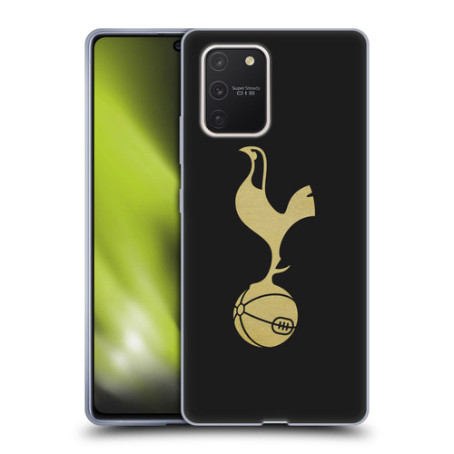 Tottenham Hotspur F.C. Badge Black And Gold Soft Gel Case for Samsung Galaxy S10 Lite