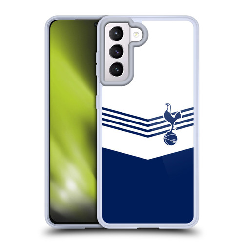 Tottenham Hotspur F.C. Badge 1978 Stripes Soft Gel Case for Samsung Galaxy S21 5G
