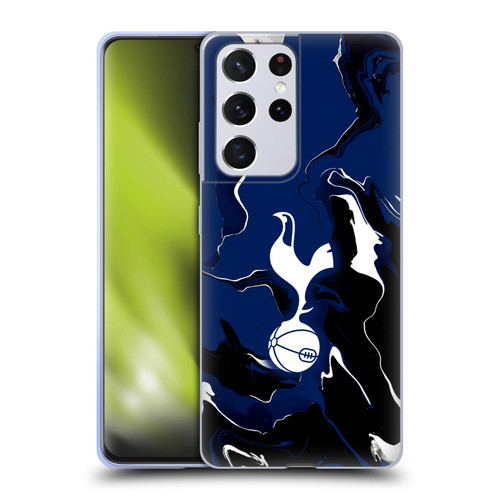 Tottenham Hotspur F.C. Badge Marble Soft Gel Case for Samsung Galaxy S21 Ultra 5G