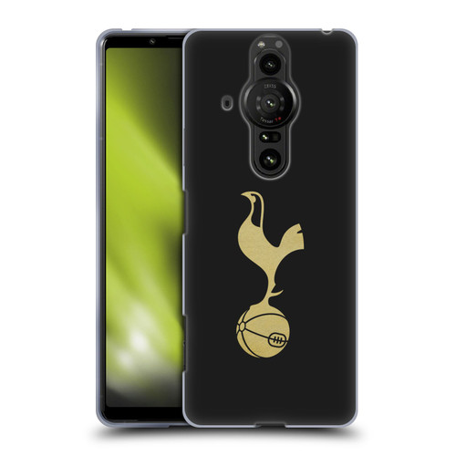 Tottenham Hotspur F.C. Badge Black And Gold Soft Gel Case for Sony Xperia Pro-I