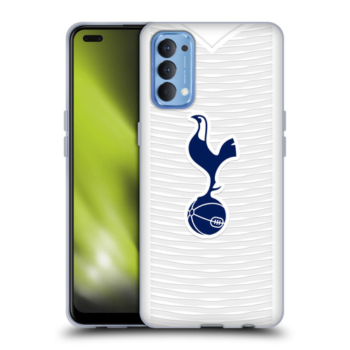 Tottenham Hotspur F.C. 2021/22 Badge Kit Home Soft Gel Case for OPPO Reno 4 5G