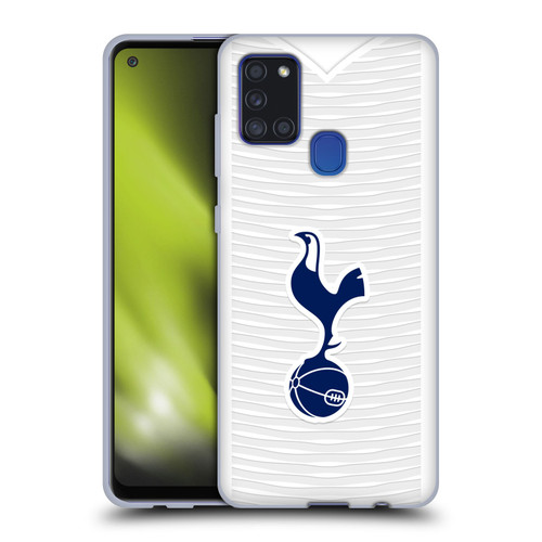 Tottenham Hotspur F.C. 2021/22 Badge Kit Home Soft Gel Case for Samsung Galaxy A21s (2020)