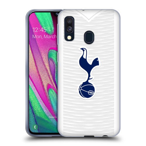 Tottenham Hotspur F.C. 2021/22 Badge Kit Home Soft Gel Case for Samsung Galaxy A40 (2019)