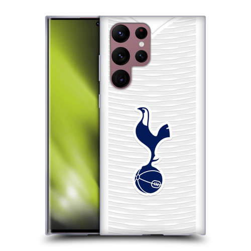 Tottenham Hotspur F.C. 2021/22 Badge Kit Home Soft Gel Case for Samsung Galaxy S22 Ultra 5G