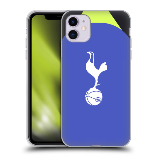 Tottenham Hotspur F.C. 2022/23 Badge Kit Away Soft Gel Case for Apple iPhone 11
