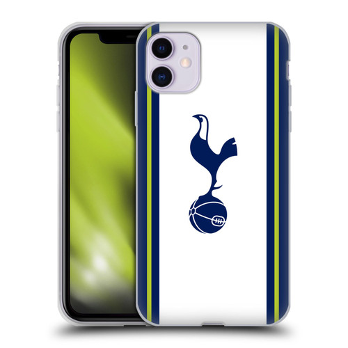 Tottenham Hotspur F.C. 2022/23 Badge Kit Home Soft Gel Case for Apple iPhone 11
