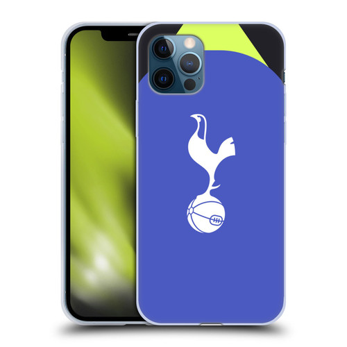 Tottenham Hotspur F.C. 2022/23 Badge Kit Away Soft Gel Case for Apple iPhone 12 / iPhone 12 Pro