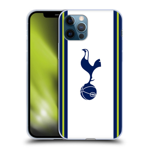 Tottenham Hotspur F.C. 2022/23 Badge Kit Home Soft Gel Case for Apple iPhone 12 / iPhone 12 Pro