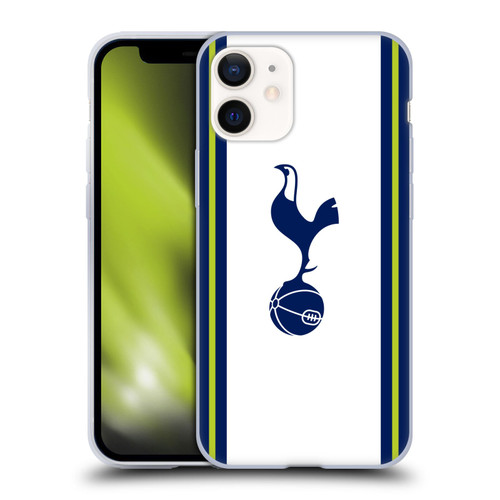 Tottenham Hotspur F.C. 2022/23 Badge Kit Home Soft Gel Case for Apple iPhone 12 Mini