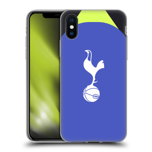 Tottenham Hotspur F.C. 2022/23 Badge Kit Away Soft Gel Case for Apple iPhone X / iPhone XS