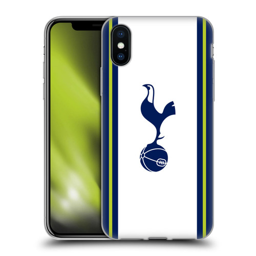 Tottenham Hotspur F.C. 2022/23 Badge Kit Home Soft Gel Case for Apple iPhone X / iPhone XS