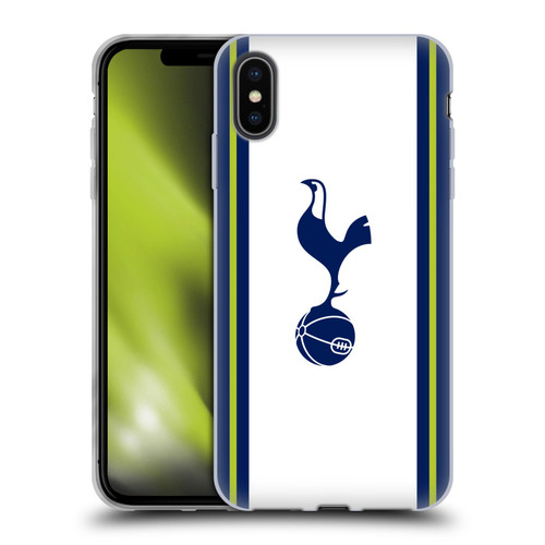 Tottenham Hotspur F.C. 2022/23 Badge Kit Home Soft Gel Case for Apple iPhone XS Max