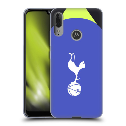 Tottenham Hotspur F.C. 2022/23 Badge Kit Away Soft Gel Case for Motorola Moto E6 Plus
