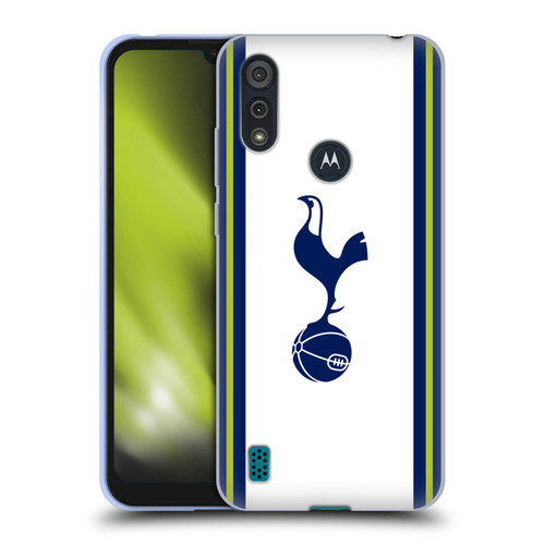 Tottenham Hotspur F.C. 2022/23 Badge Kit Home Soft Gel Case for Motorola Moto E6s (2020)