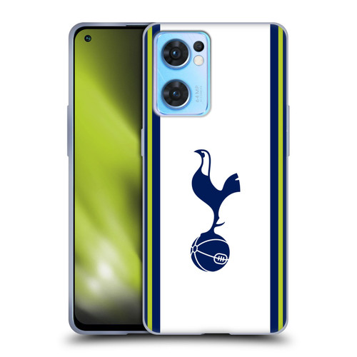 Tottenham Hotspur F.C. 2022/23 Badge Kit Home Soft Gel Case for OPPO Reno7 5G / Find X5 Lite