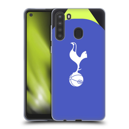 Tottenham Hotspur F.C. 2022/23 Badge Kit Away Soft Gel Case for Samsung Galaxy A21 (2020)