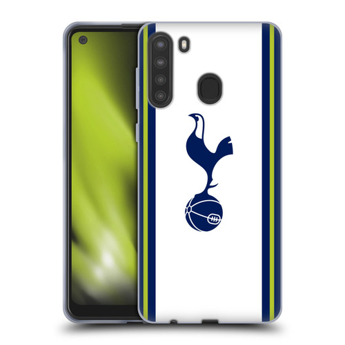 Tottenham Hotspur F.C. 2022/23 Badge Kit Home Soft Gel Case for Samsung Galaxy A21 (2020)