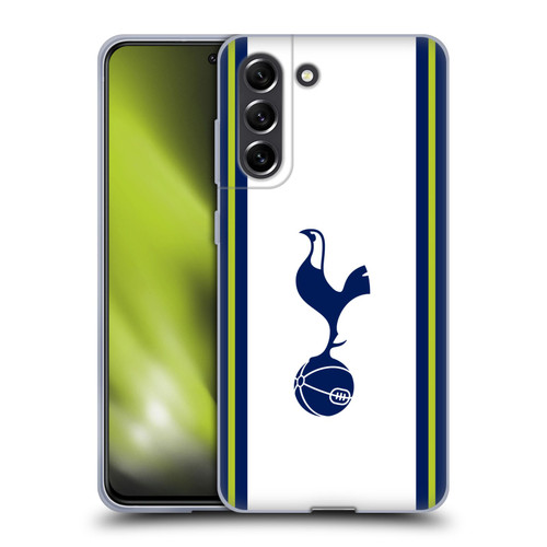 Tottenham Hotspur F.C. 2022/23 Badge Kit Home Soft Gel Case for Samsung Galaxy S21 FE 5G