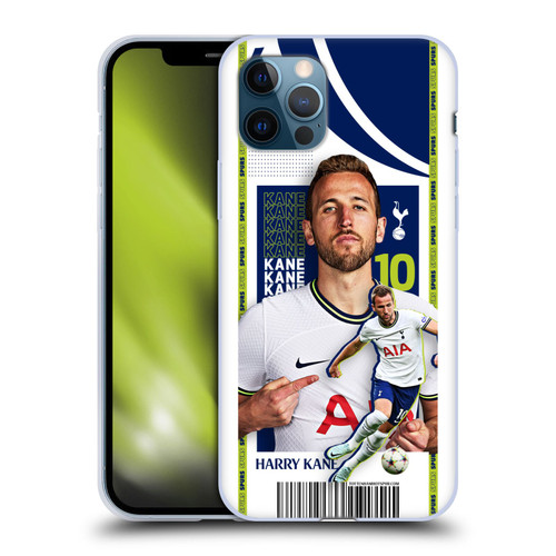Tottenham Hotspur F.C. 2022/23 First Team Harry Kane Soft Gel Case for Apple iPhone 12 / iPhone 12 Pro