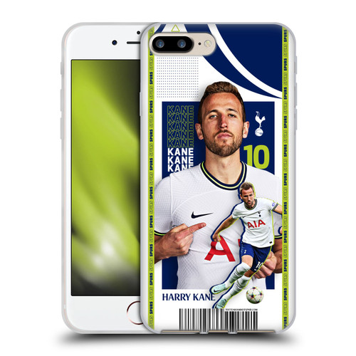 Tottenham Hotspur F.C. 2022/23 First Team Harry Kane Soft Gel Case for Apple iPhone 7 Plus / iPhone 8 Plus