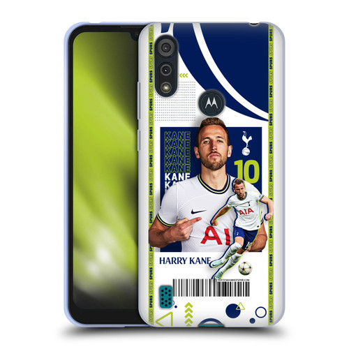 Tottenham Hotspur F.C. 2022/23 First Team Harry Kane Soft Gel Case for Motorola Moto E6s (2020)