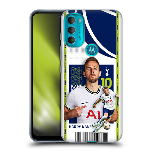 Tottenham Hotspur F.C. 2022/23 First Team Harry Kane Soft Gel Case for Motorola Moto G71 5G