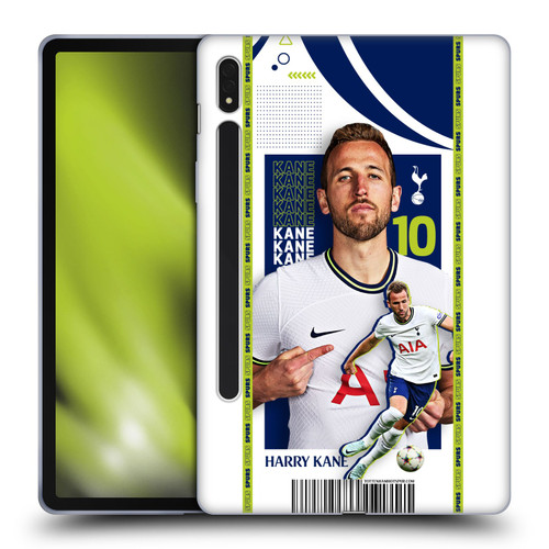 Tottenham Hotspur F.C. 2022/23 First Team Harry Kane Soft Gel Case for Samsung Galaxy Tab S8