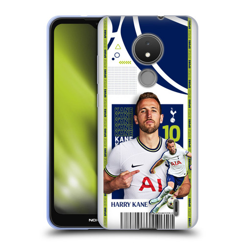 Tottenham Hotspur F.C. 2022/23 First Team Harry Kane Soft Gel Case for Nokia C21