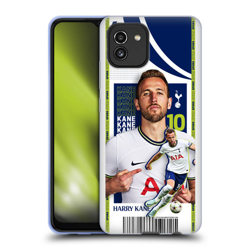 Tottenham Hotspur F.C. 2022/23 First Team Harry Kane Soft Gel Case for Samsung Galaxy A03 (2021)