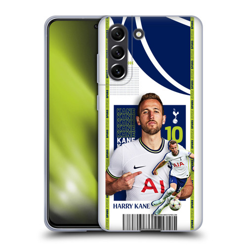 Tottenham Hotspur F.C. 2022/23 First Team Harry Kane Soft Gel Case for Samsung Galaxy S21 FE 5G