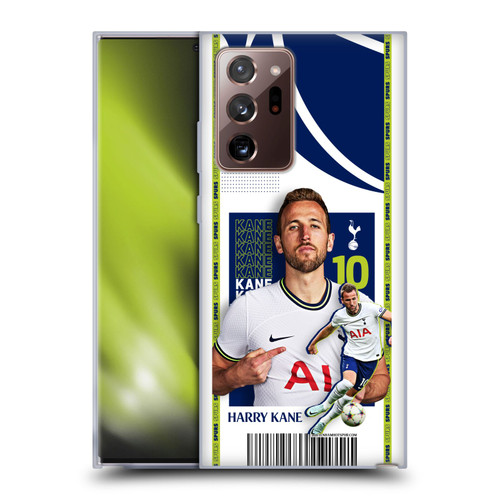 Tottenham Hotspur F.C. 2022/23 First Team Harry Kane Soft Gel Case for Samsung Galaxy Note20 Ultra / 5G
