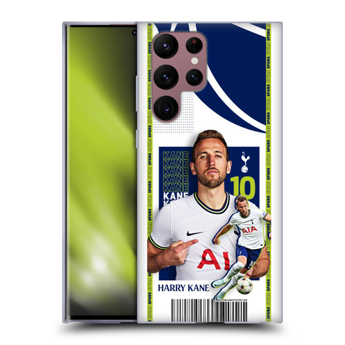 Tottenham Hotspur F.C. 2022/23 First Team Harry Kane Soft Gel Case for Samsung Galaxy S22 Ultra 5G
