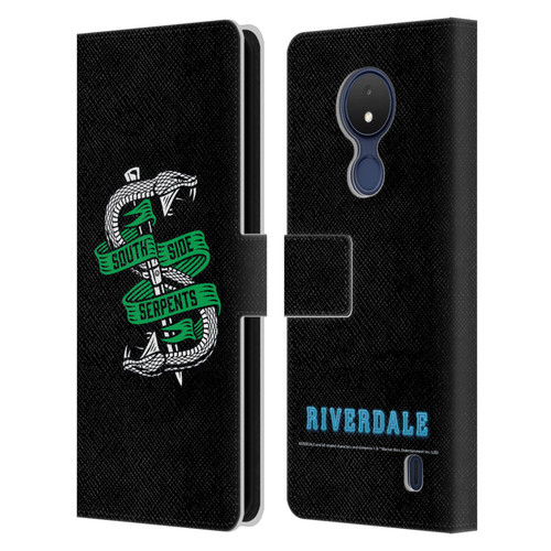 Riverdale Art South Side Serpents Leather Book Wallet Case Cover For Nokia C21