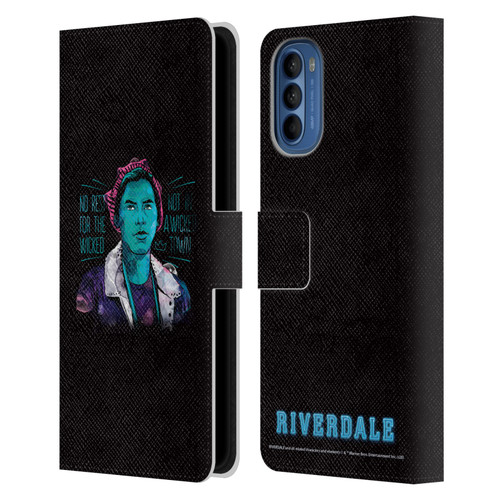 Riverdale Art Jughead Jones Leather Book Wallet Case Cover For Motorola Moto G41