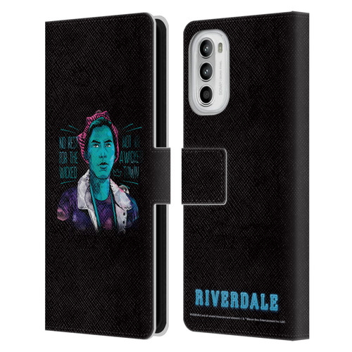 Riverdale Art Jughead Jones Leather Book Wallet Case Cover For Motorola Moto G52